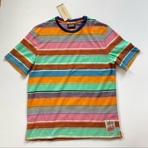 NWT Men’s Scotch & Soda Striped Jersey Crew Tshirt